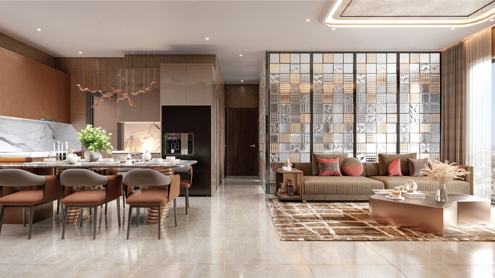 3PN (phòng khách & bếp)